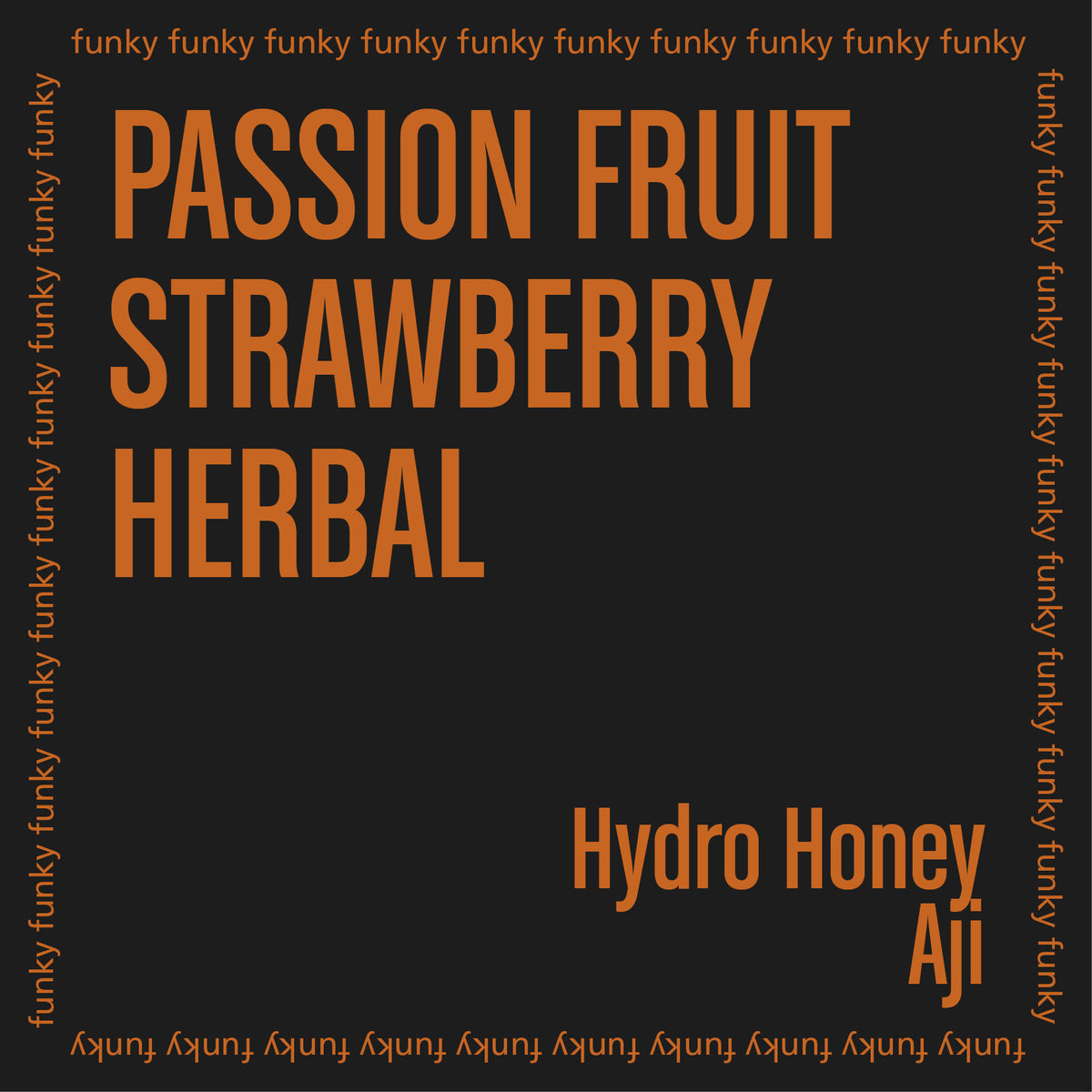 AROMA NATIVO AJI showcasing passion fruit, strawberry, and herbal notes with Hydro Honey processing.